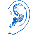 blue ear icon
