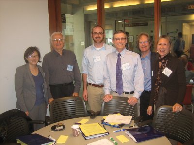picture of team in breakout section at driving
  innovation through design NSF conference